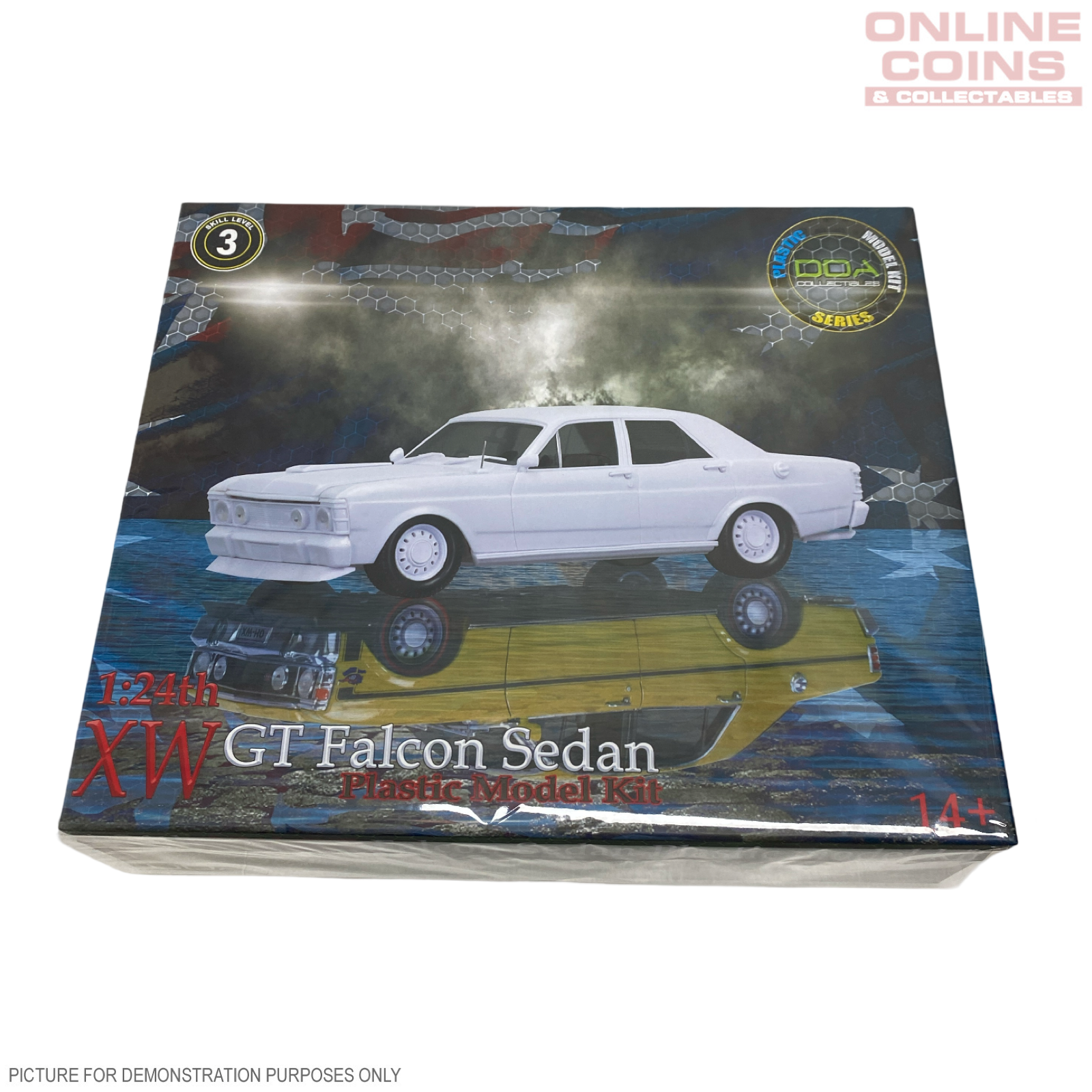 DDA Plastic Model Kit - 1:24 Ford Falcon XW GT Sedan