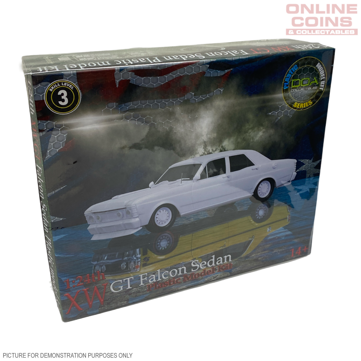 DDA Plastic Model Kit - 1:24 Ford Falcon XW GT Sedan