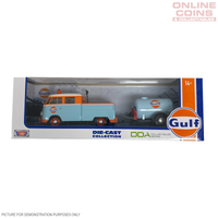 DDA Collectibles Series - 1:24 Gulf VW Pickup & Oil Tank Trailer