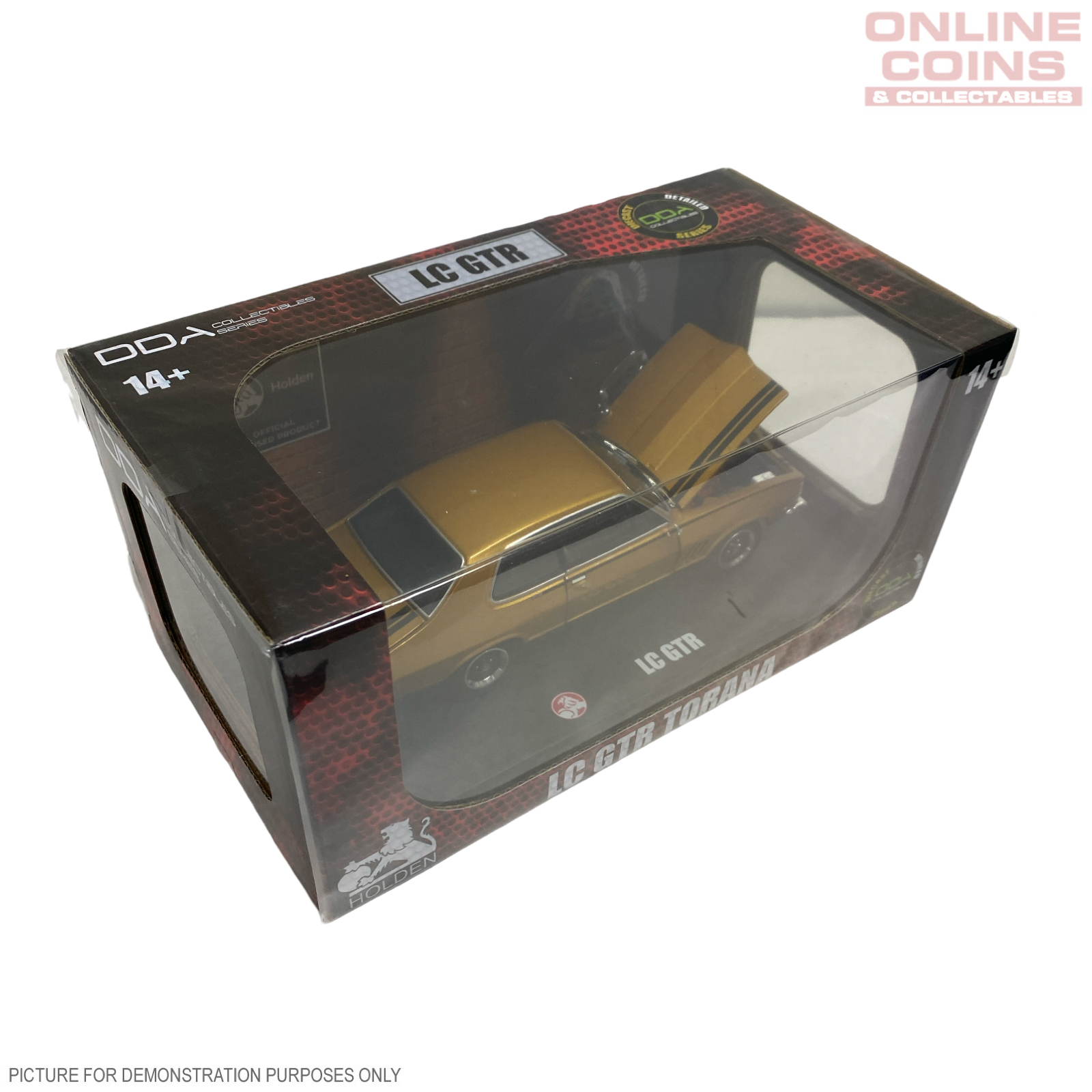 DDA Collectibles Series - 1:24 Hermes Yellow Holden LC GTR Torana