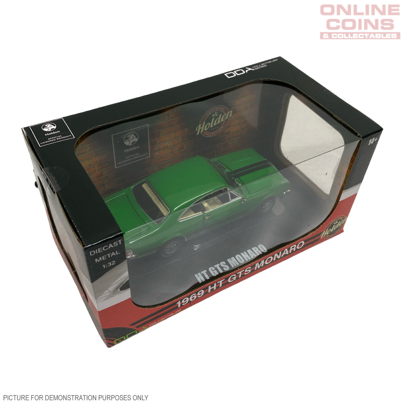 DDA Collectibles Series - 1:32 Green Holden HT GTS 350 Monaro