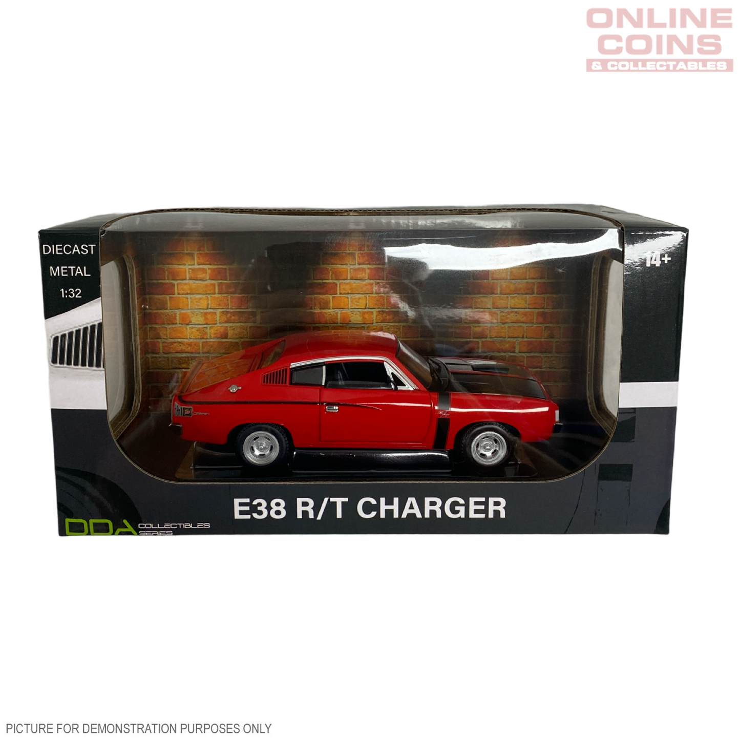 DDA Collectibles Series - 1:32 Hot Red Valiant E38 R/T Charger