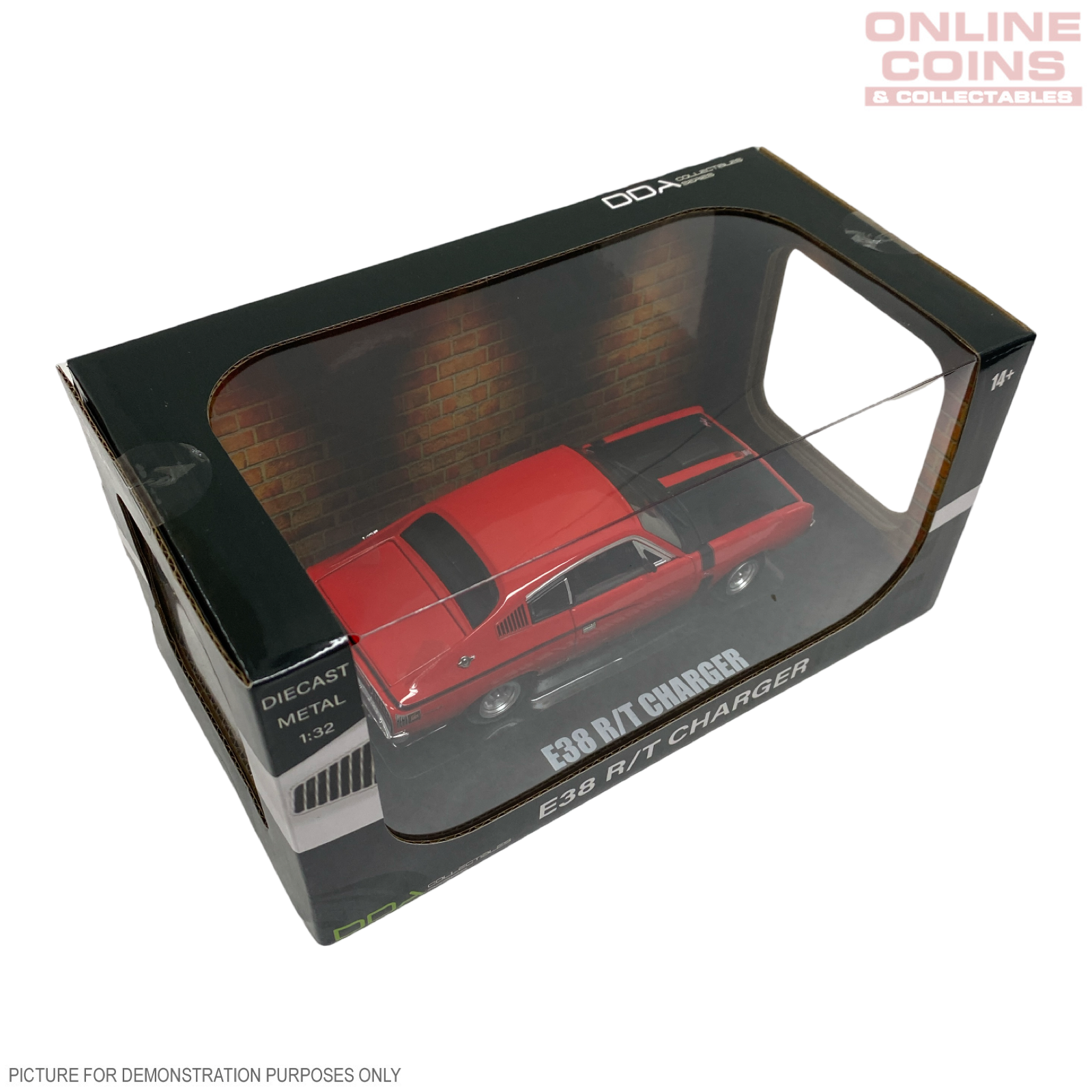 DDA Collectibles Series - 1:32 Hot Red Valiant E38 R/T Charger