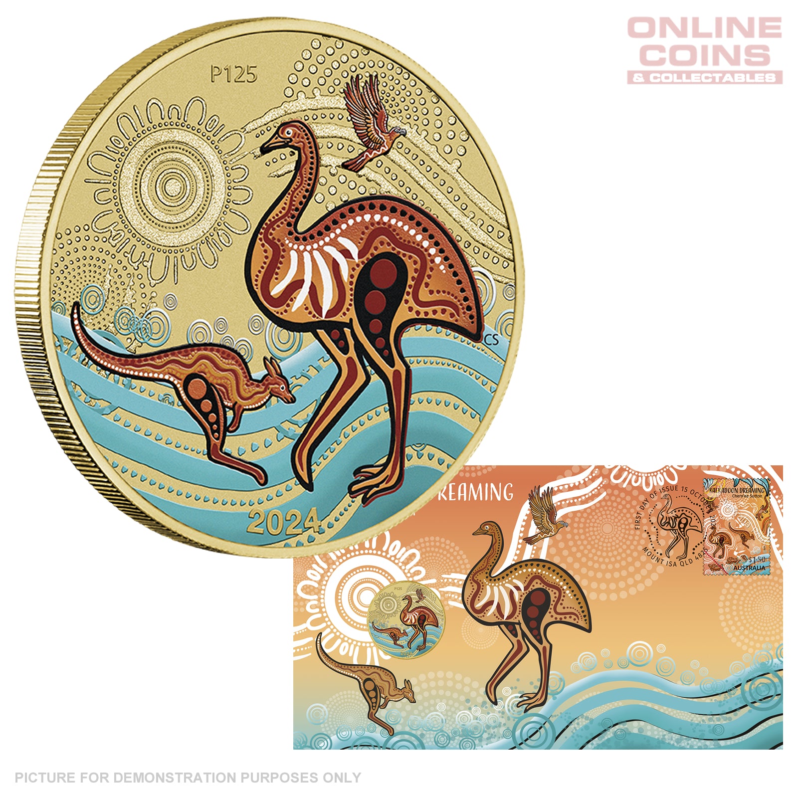 2024 Perth Mint Stamp & Coin Cover - Kalkadoon Dreaming