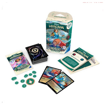 Lorcana - Series 7 DLC Archazia's Island - Starter Deck - Ruby/Sapphire - PREORDER