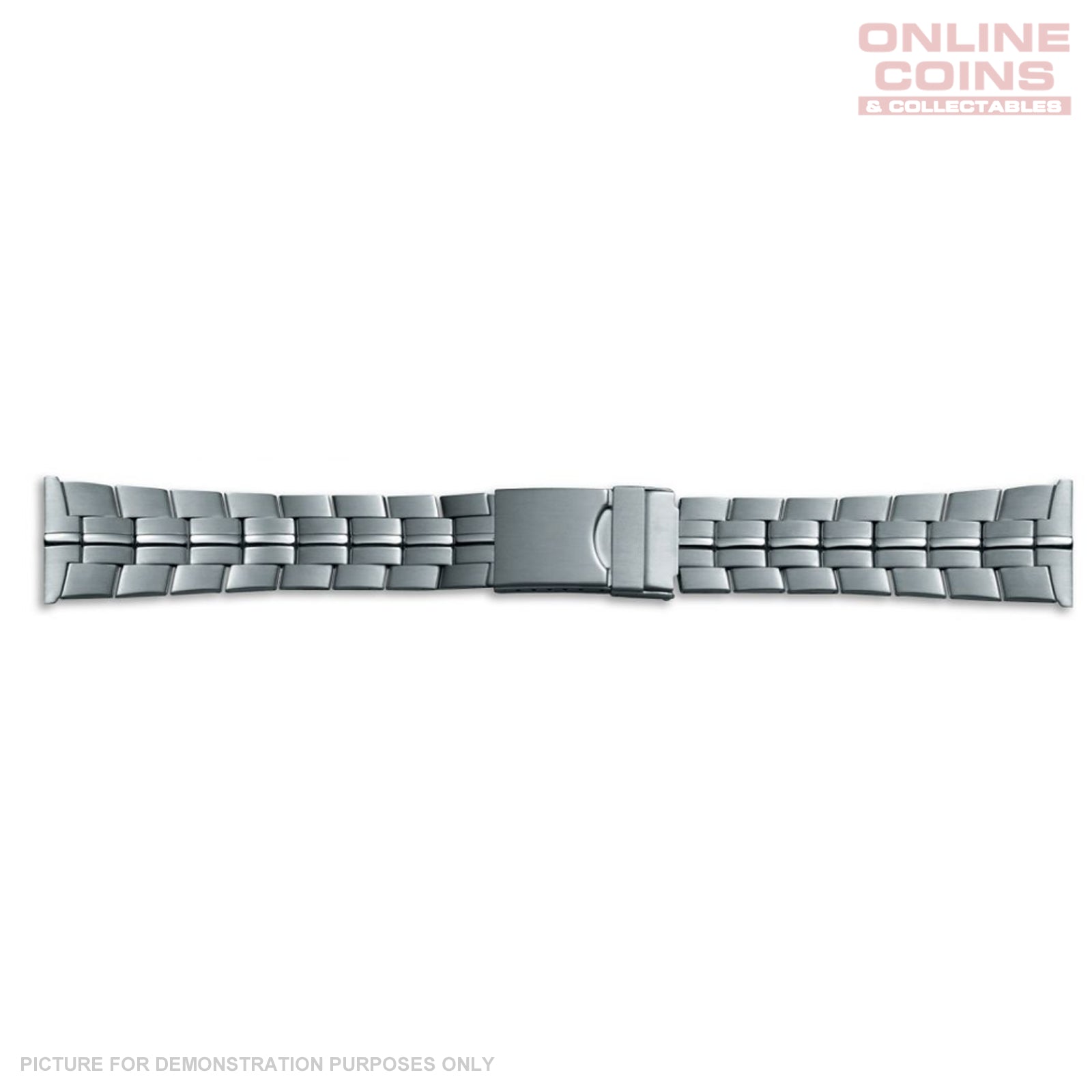 Condor 22mm Stainless Steel Watch Strap with Safety Clasp