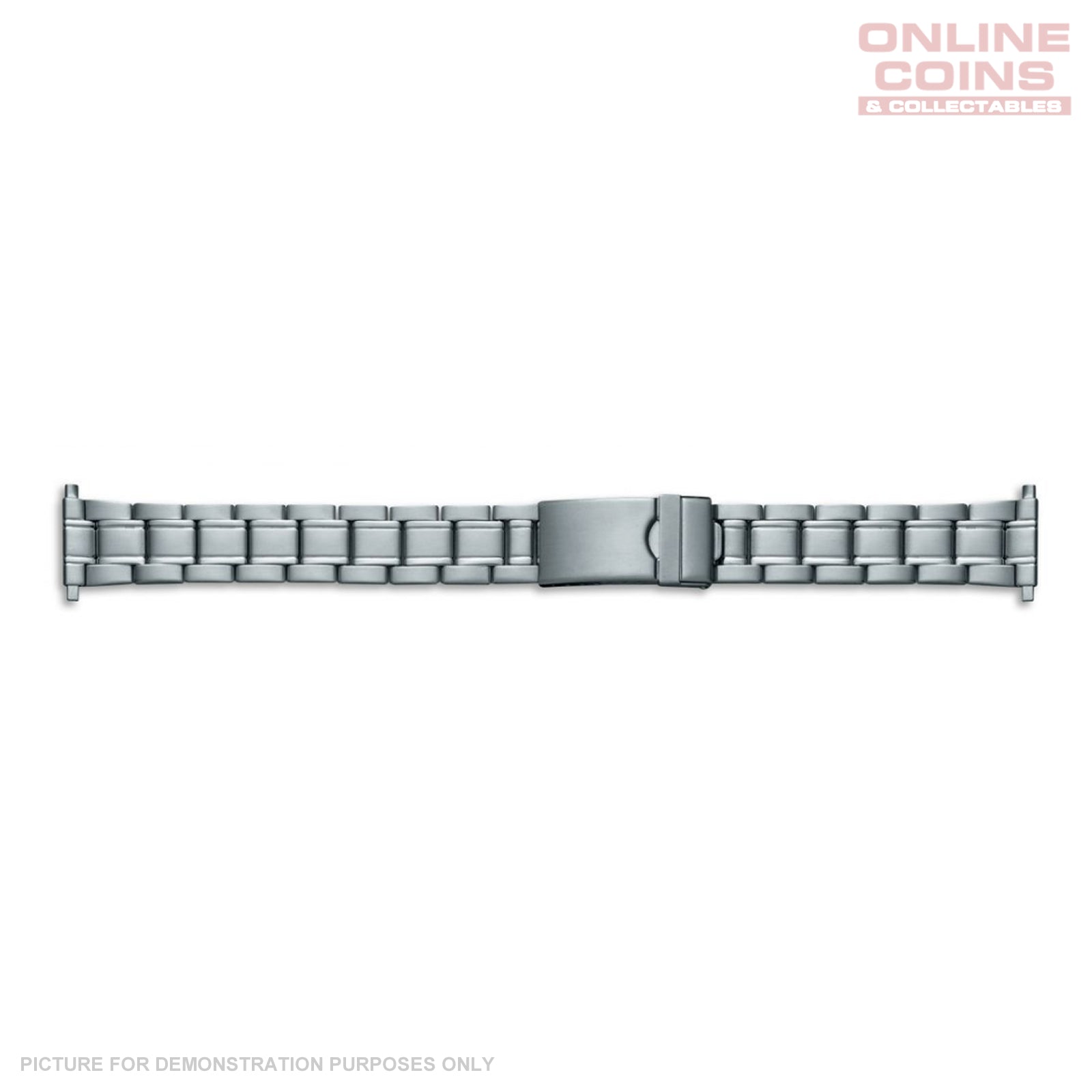 Condor 18mm Stainless Steel Sports Watch Strap - Silver