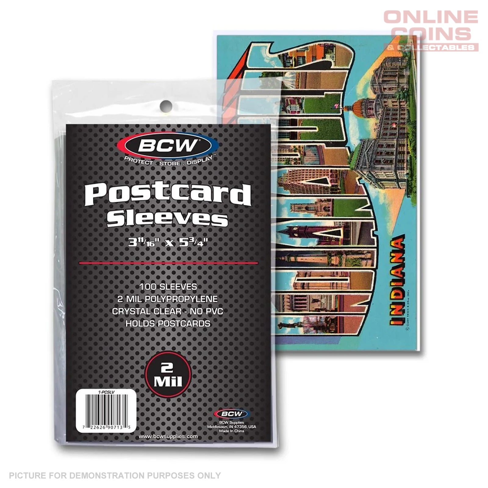 BCW Standard Postcard Sleeves