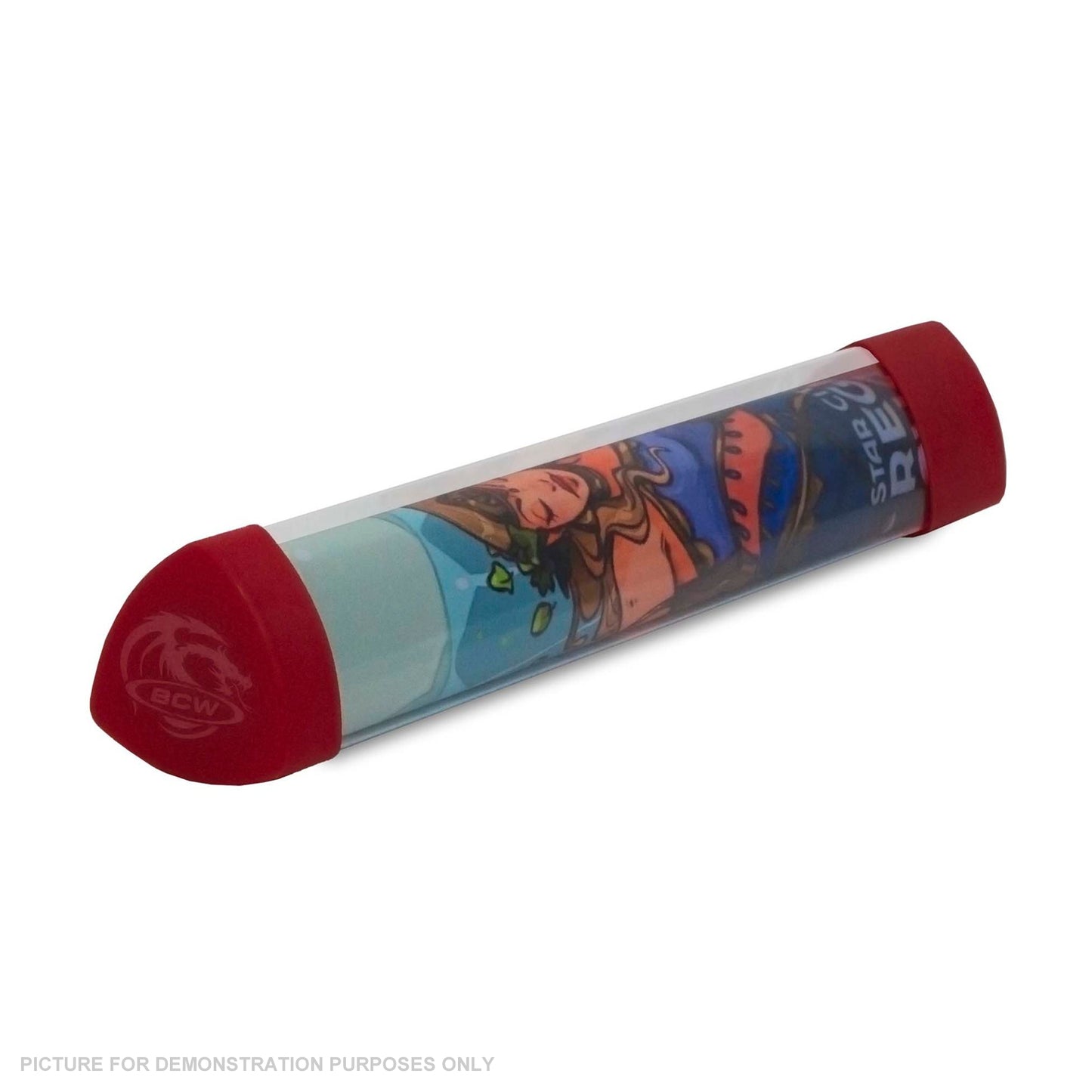 BCW Playmat Tube With Dice Cap - RED