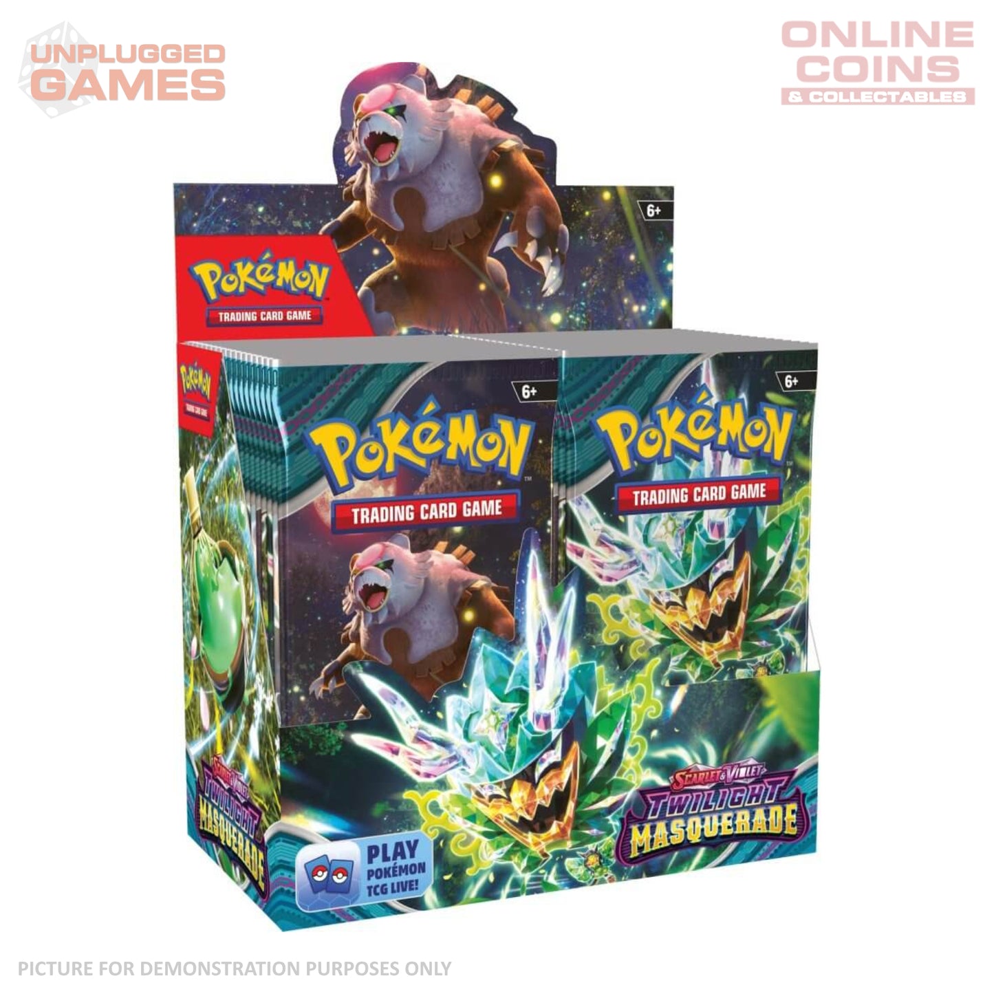 Pokemon TCG - Twilight Masquerade - Booster BOX of 36 Packs