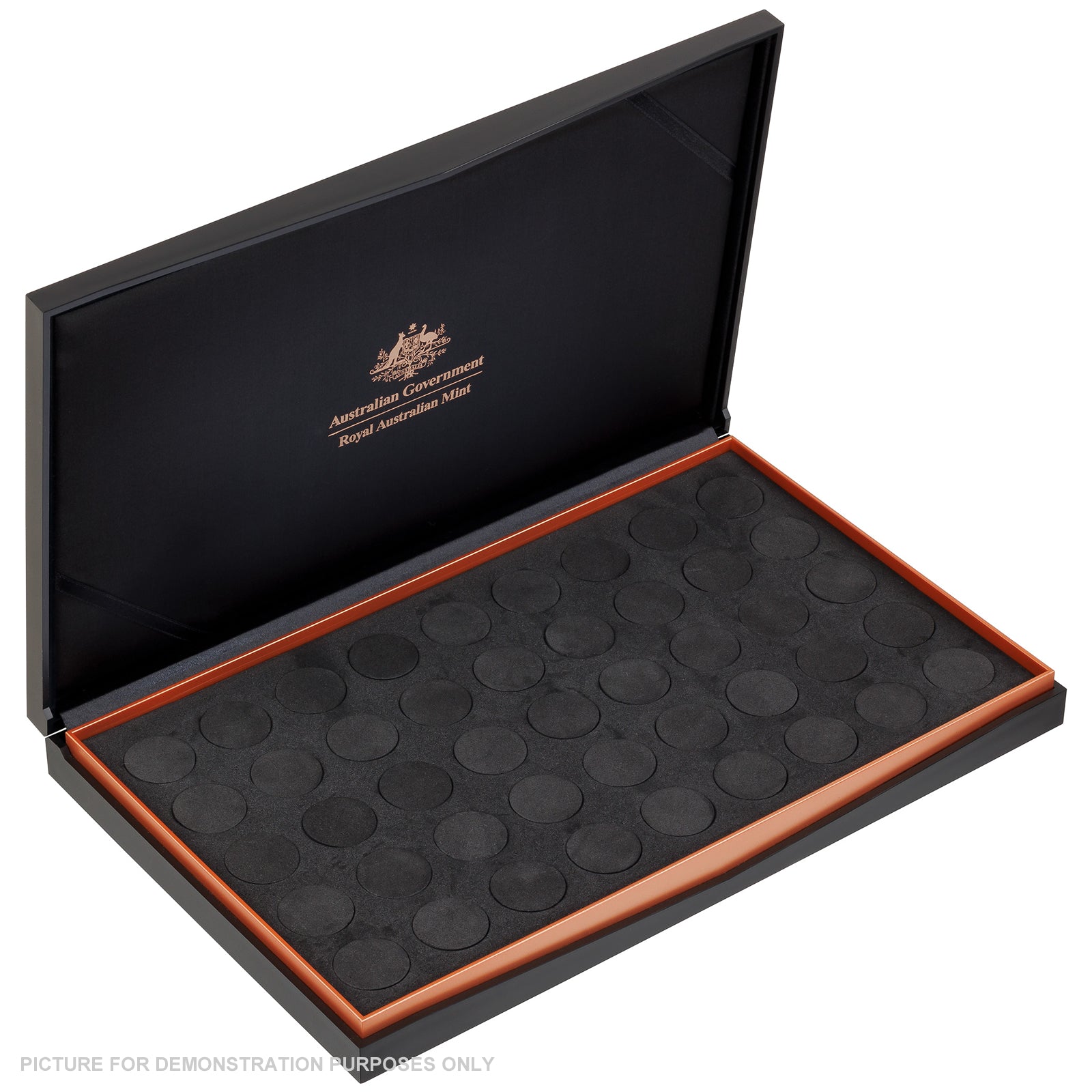 Official RAM Presentation Case For 45 x $2 with Bronze Trim