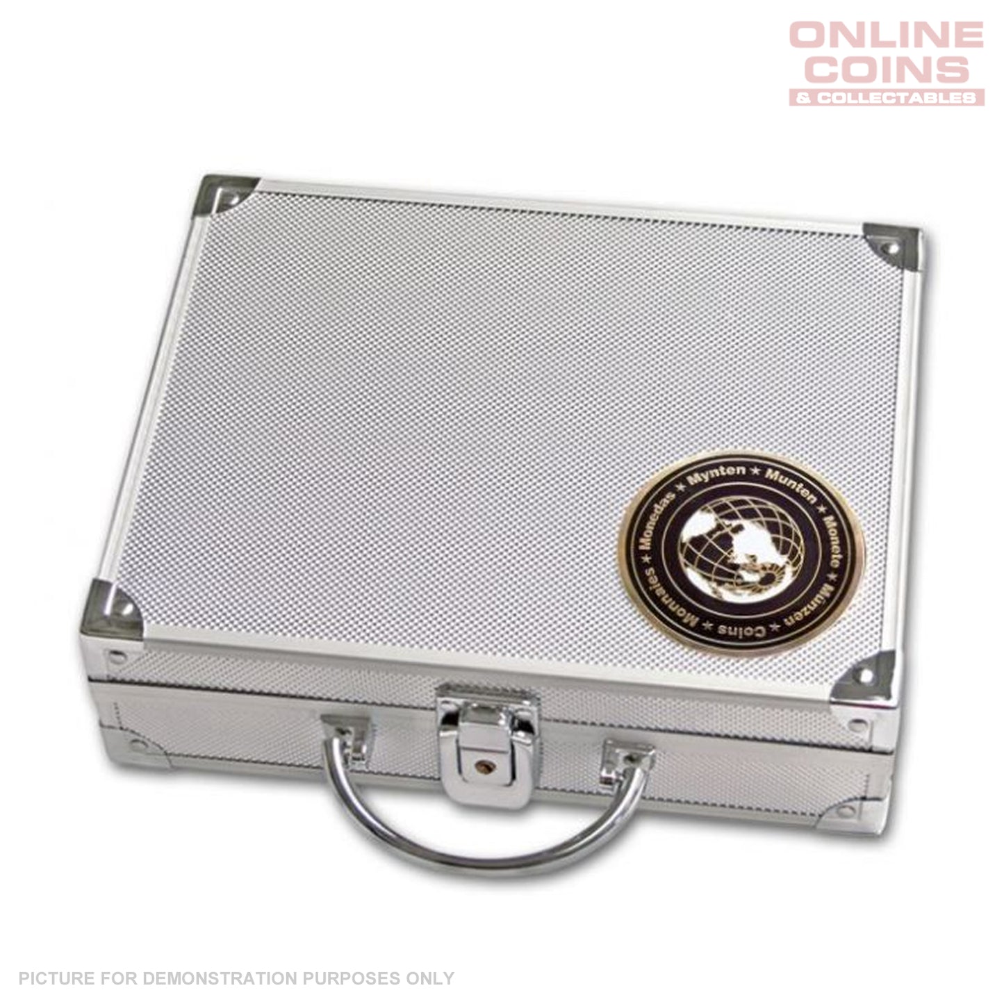 SAFE - Aluminium Coin Case with 6 Assorted Trays