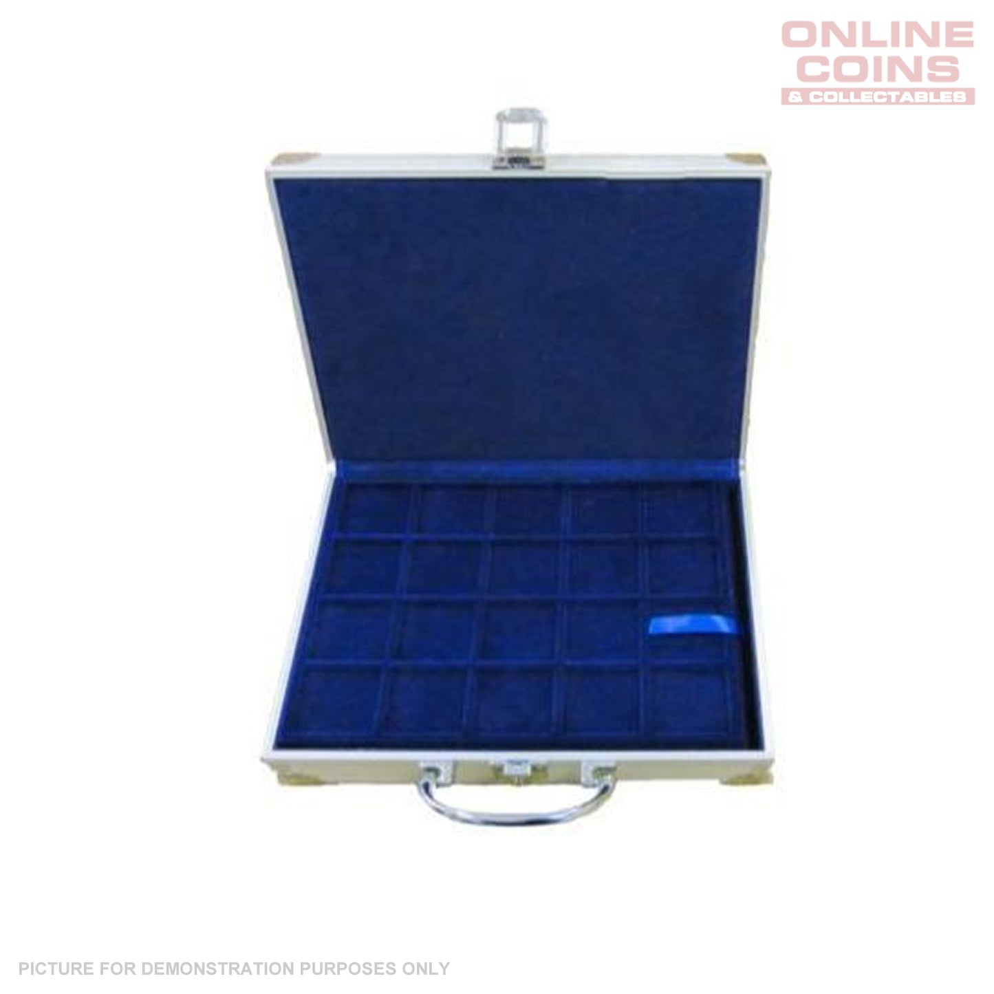 SAFE - Aluminium Coin Case with 6 Assorted Trays