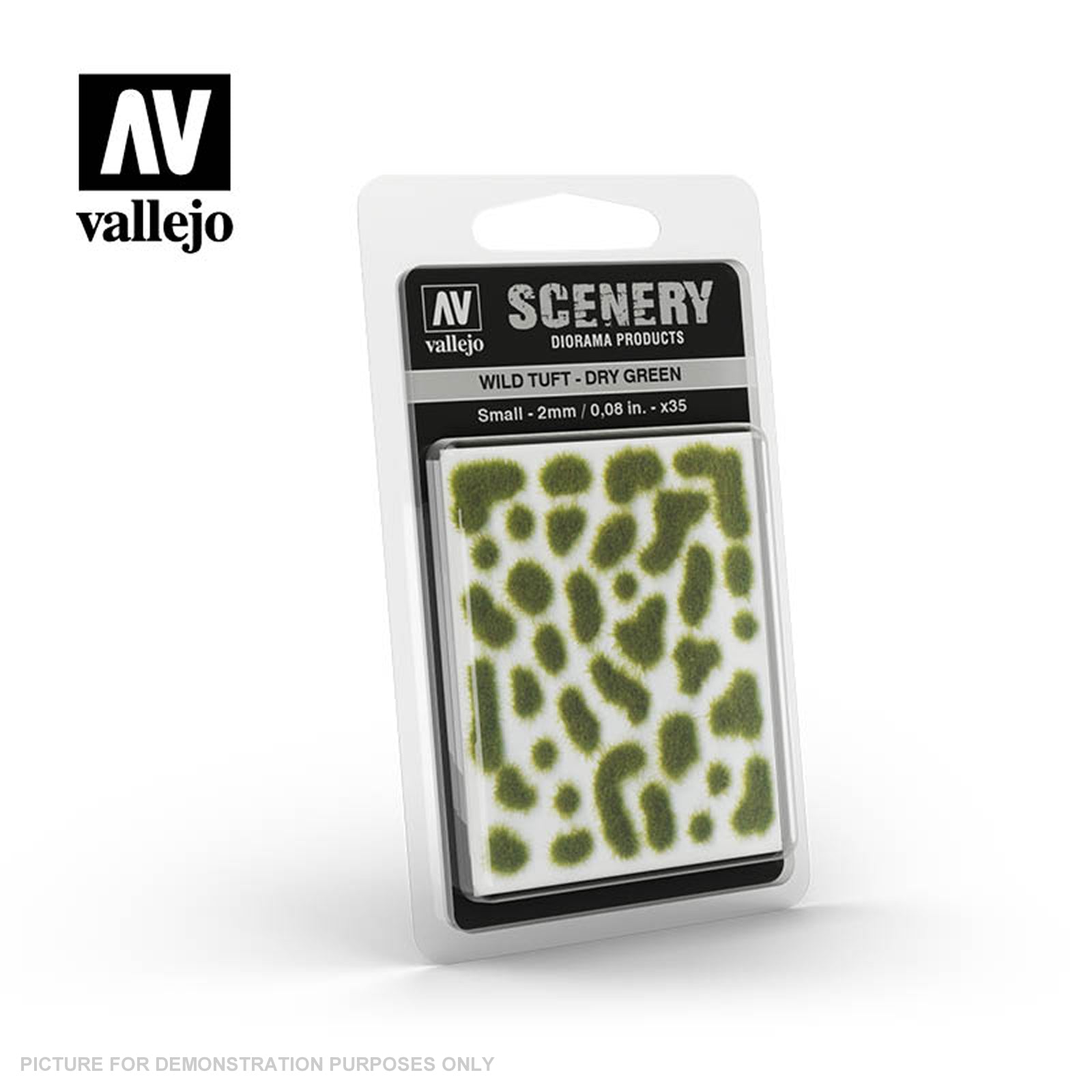 Vallejo Scenery - Wild Tuft - Dry Green - Small