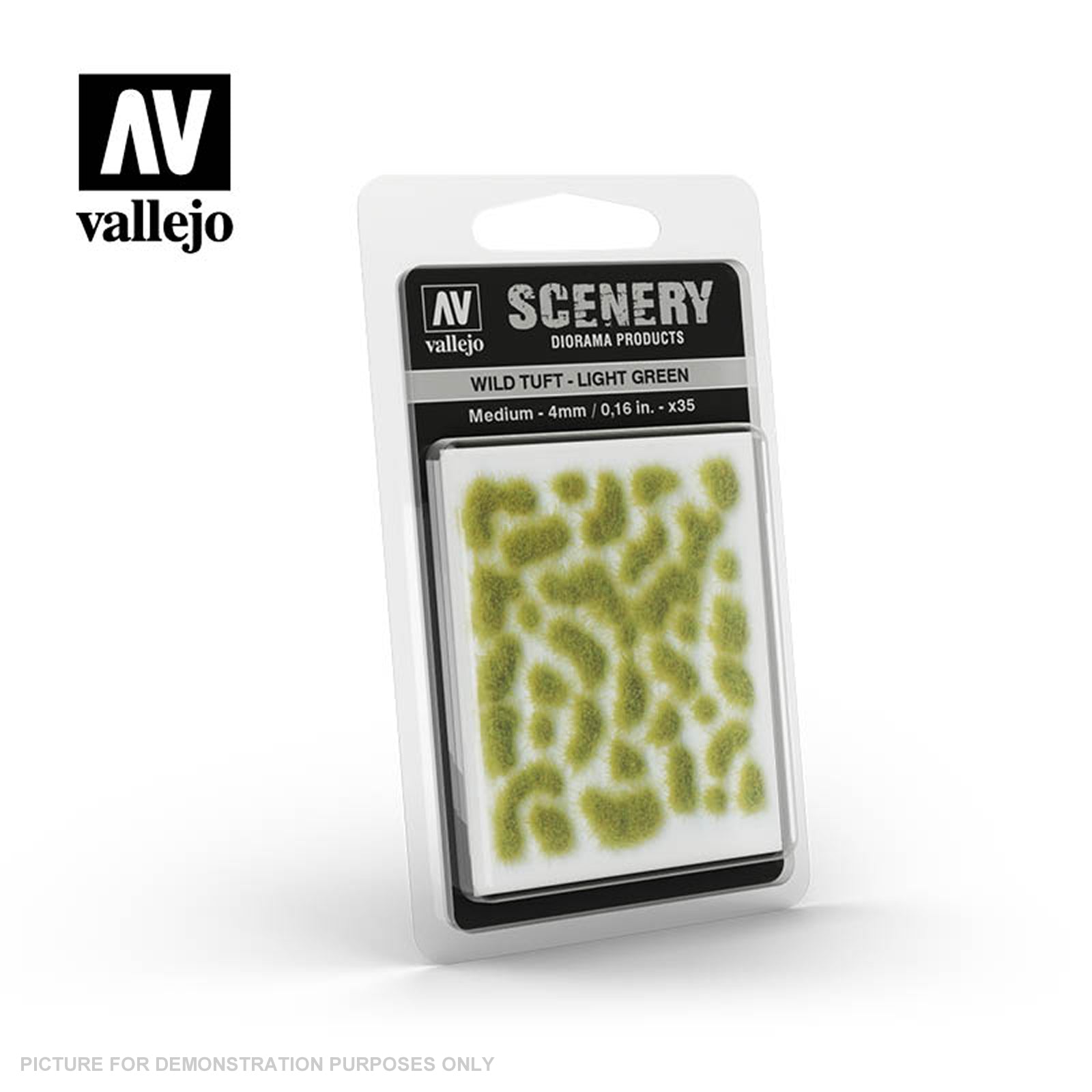 Vallejo Scenery - Wild Tuft - Light Green - Medium