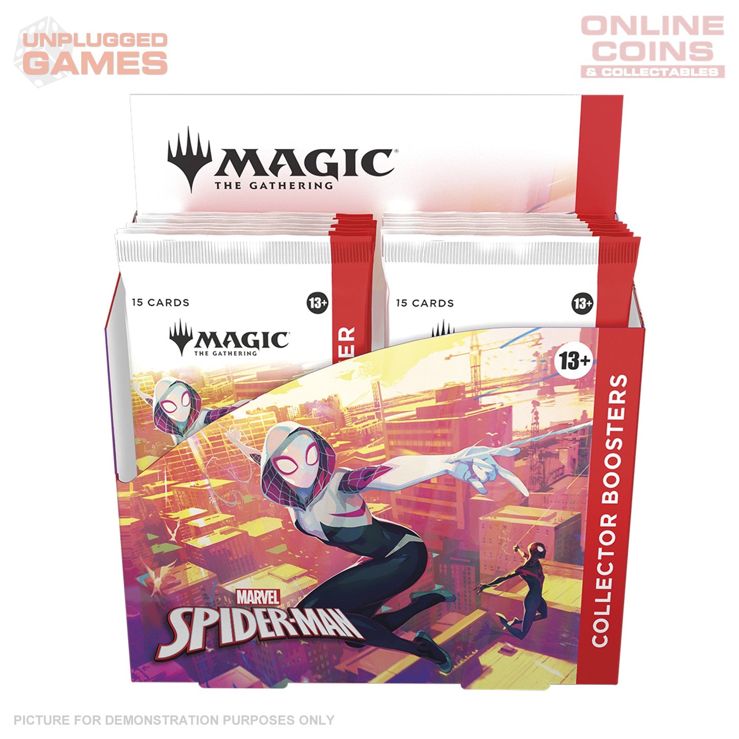 Magic: The Gathering Universes Beyond - Spiderman SEALED Collector Booster Box (12 Packs) - PREORDER