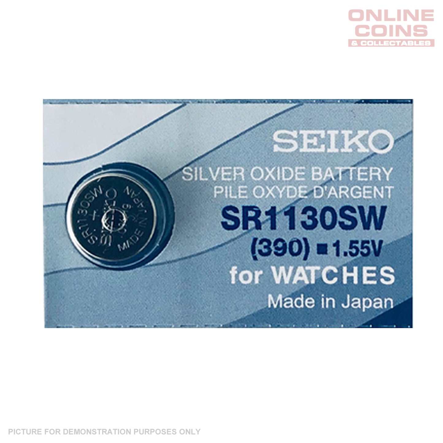 SR1130SW (390) Silver Oxide Watch Battery 1.55v (1 ONLY)