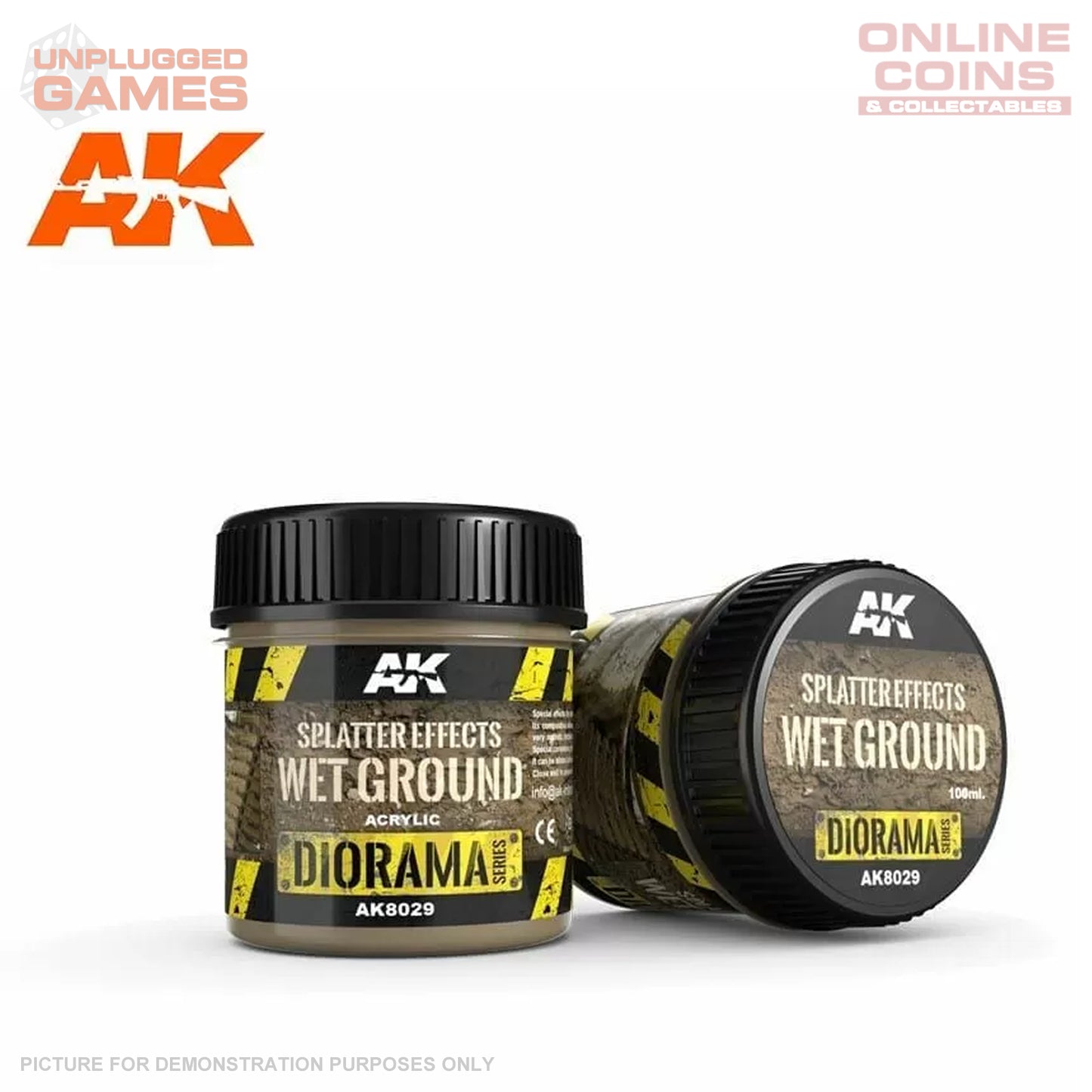 AK Interactive - Dioramas - Splatter Effects Wet Ground 100ml