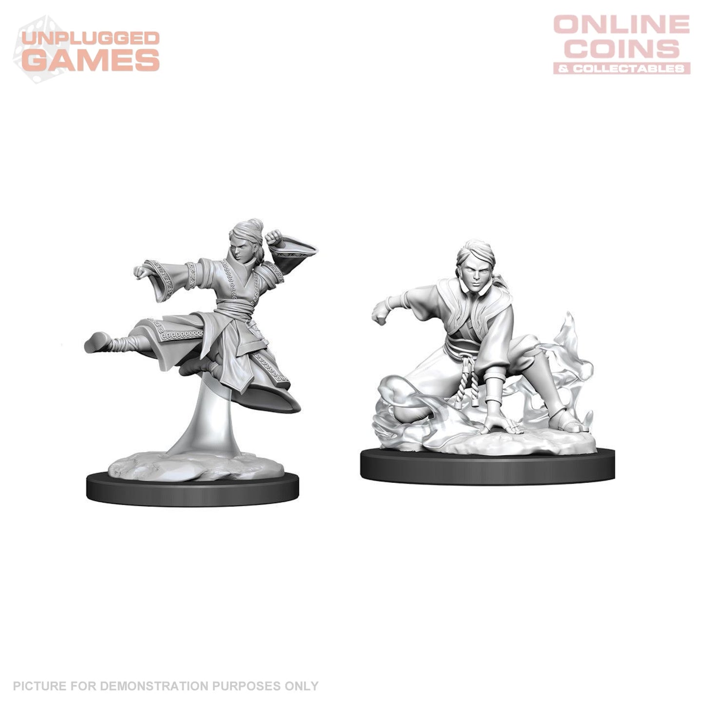 Dungeons & Dragons Nolzurs Marvelous Unpainted Miniatures - Female Human Monk