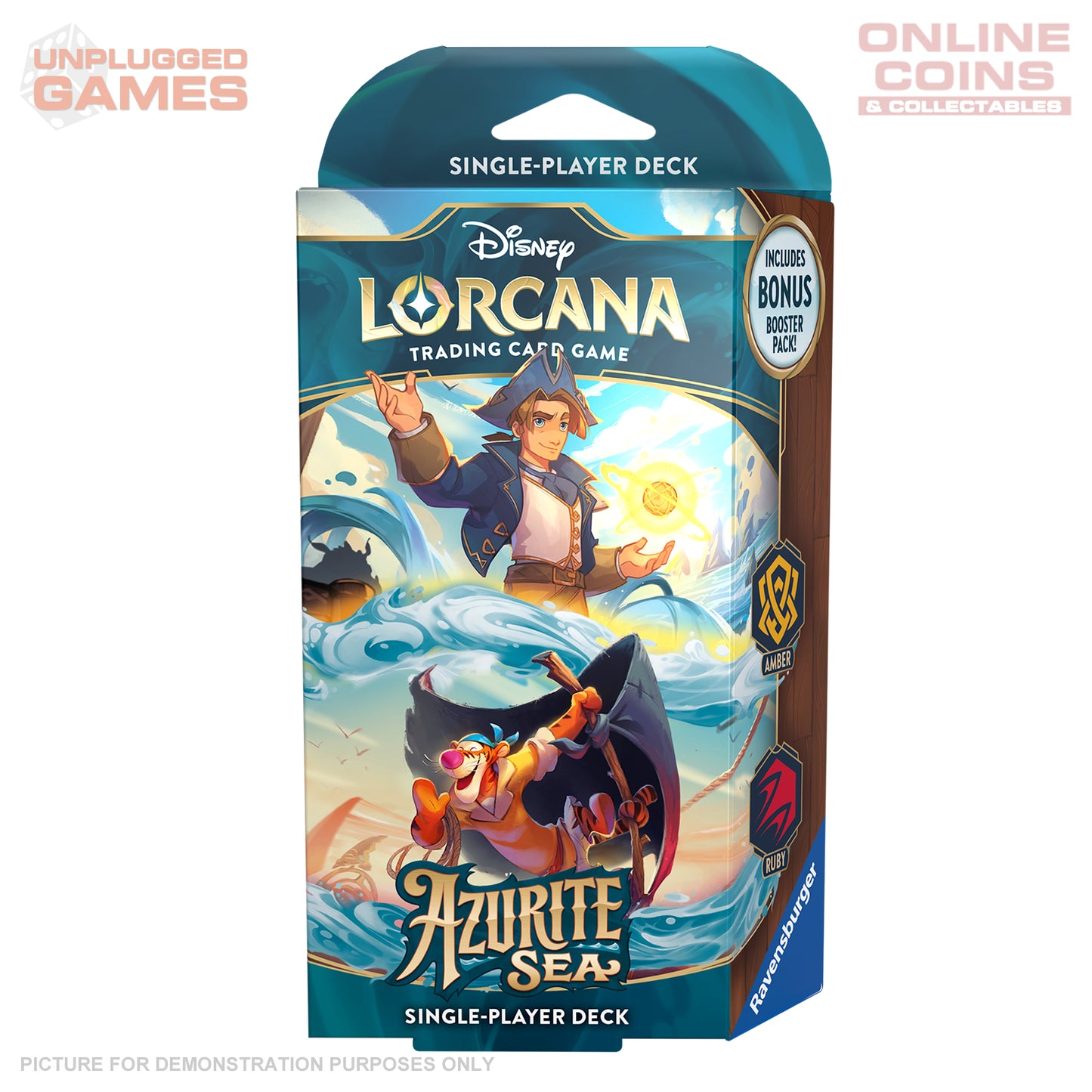 Lorcana - Series 6 - Azurite Sea - Starter Deck - Amber / Ruby