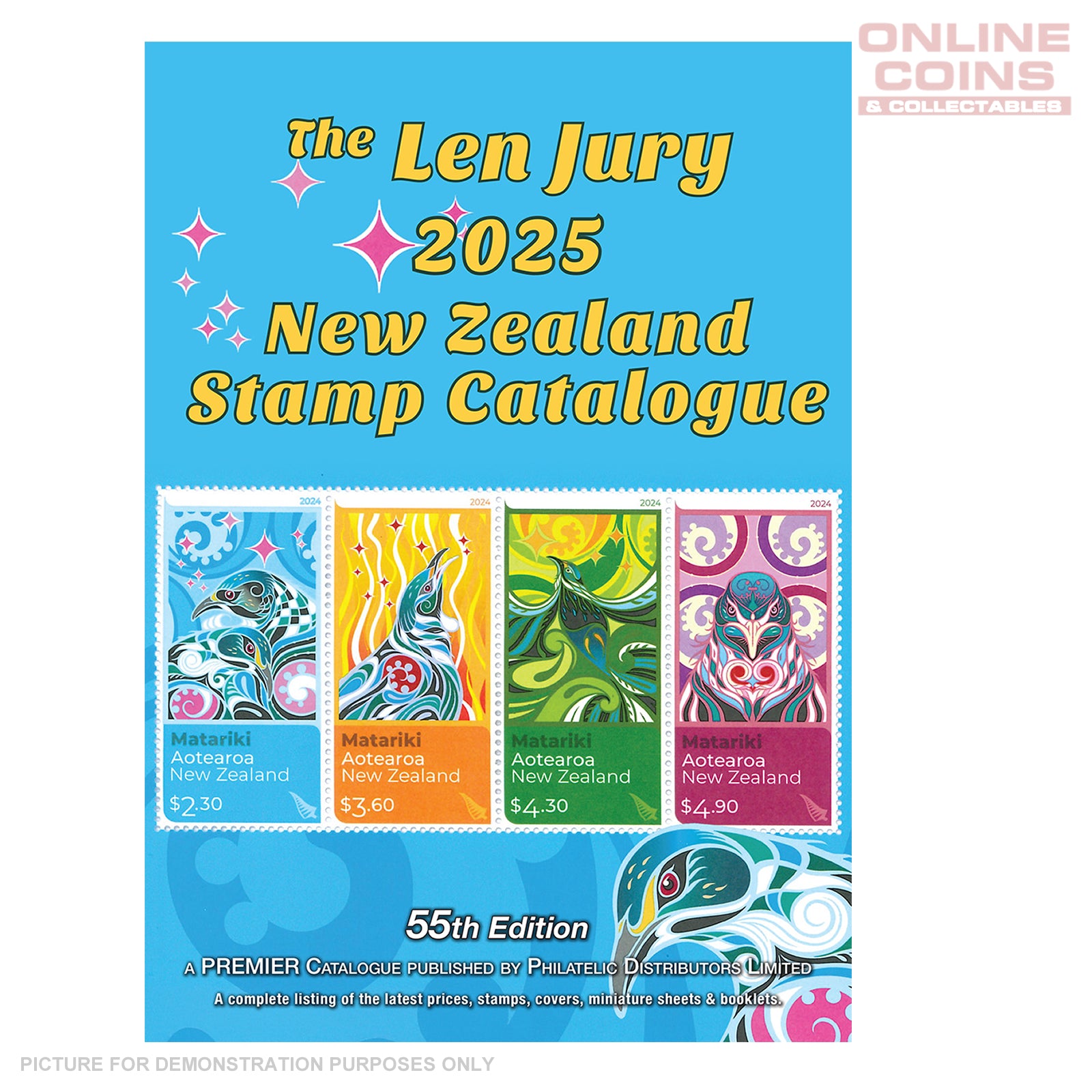 Len Jury - 2025 New Zealand Stamp Catalogue - 55th Edition