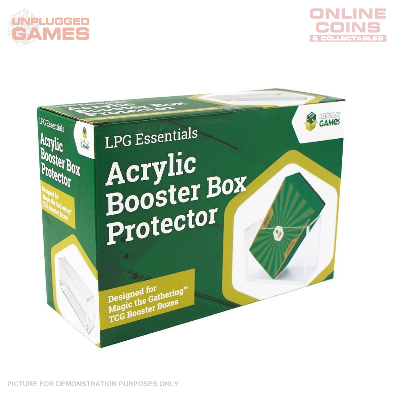 LPG Acrylic Booster Box Protector - MTG DRAFT Booster Box Size