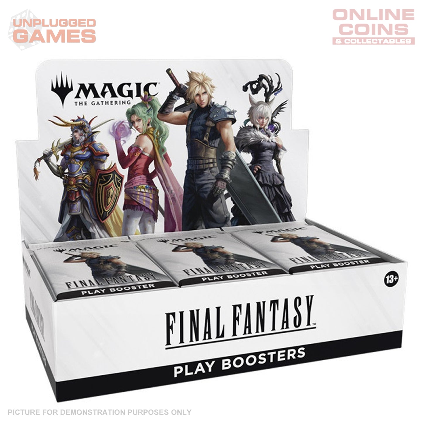 Magic The Gathering - Final Fantasy PLAY Booster BOX (Box of 30 Packs) - PREORDER