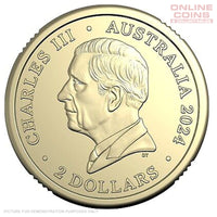 2024 LOOSE Circulated Australian Olympic Team $2 Coloured Coin - OLYMPISM