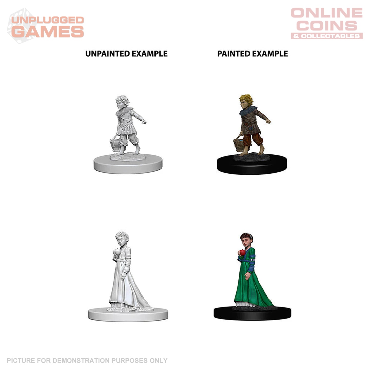 Pathfinder Deep Cuts Unpainted Miniatures Children