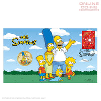 2019 - The Simpsons Family - $1 Coin and Stamp cover PNC