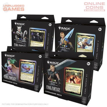 Magic The Gathering - Final Fantasy Commander Deck CASE (4 Decks) - PREORDER