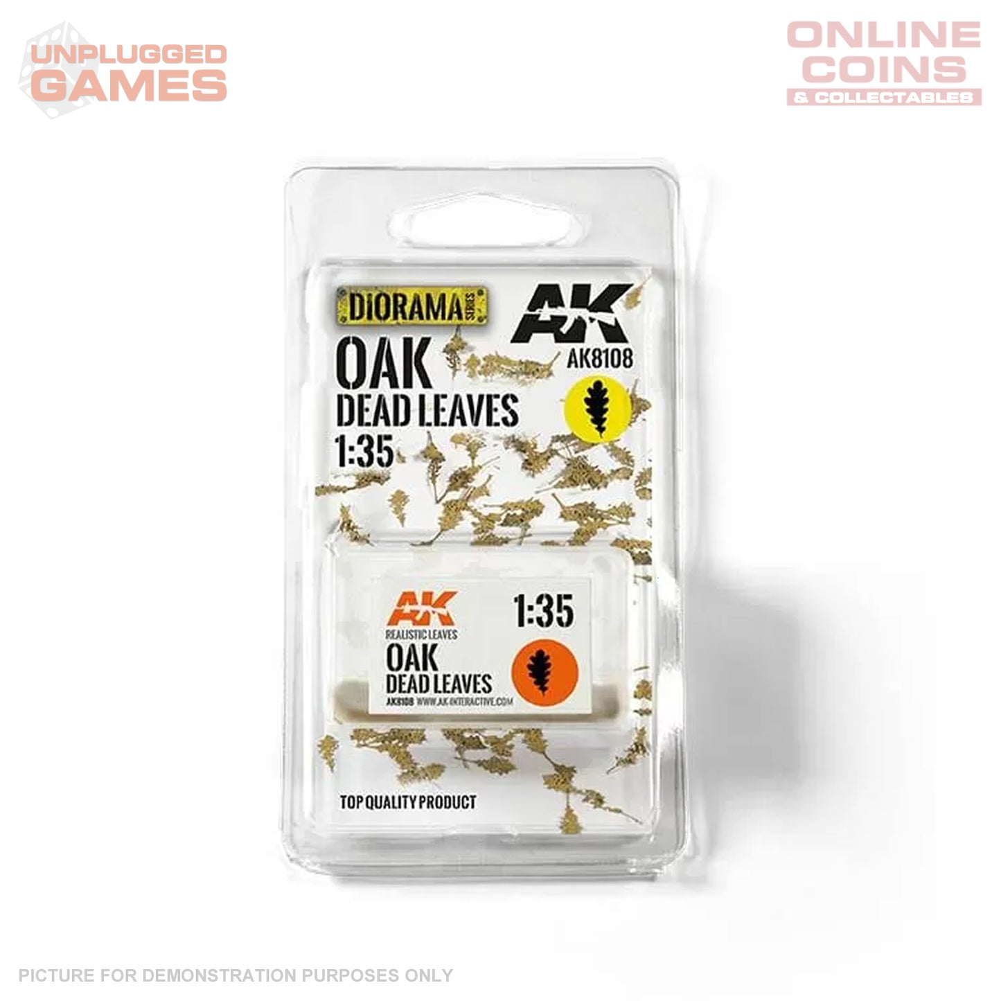 AK Interactive - Vegetation - OAK Dead Leaves 1/35