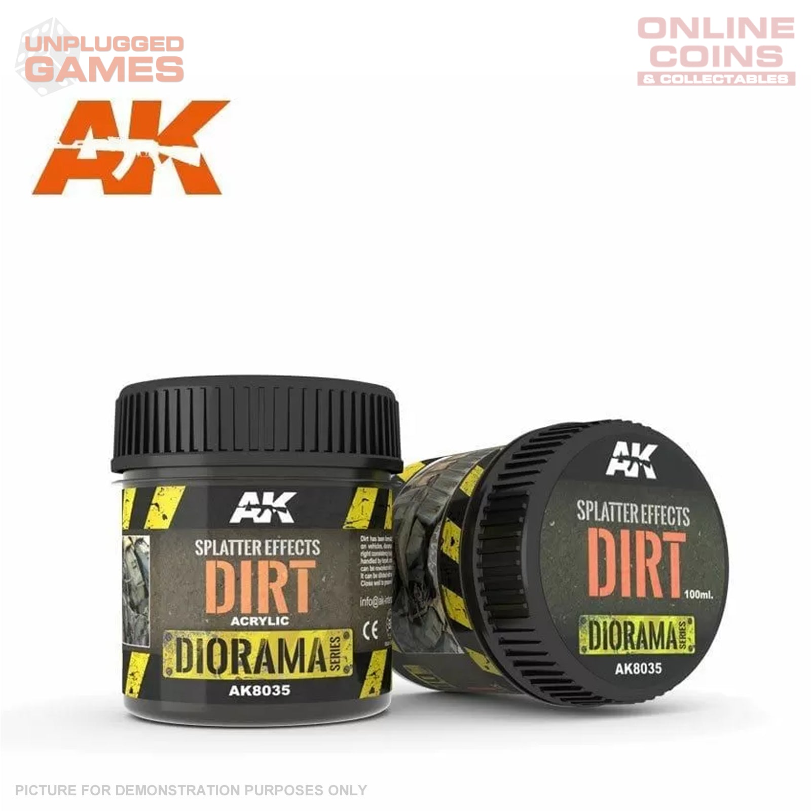 AK Interactive - Dioramas - Splatter Effects Dirt 100ml