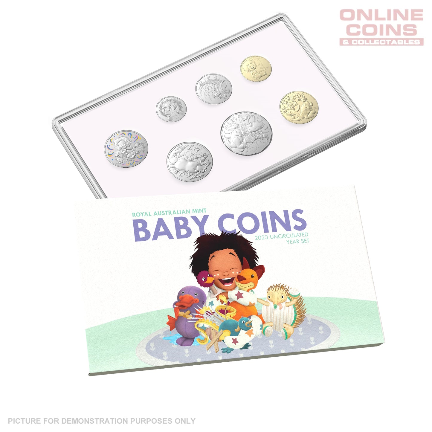 2023 Royal Australian Mint Uncirculated Baby Coin Set - Baby Toys