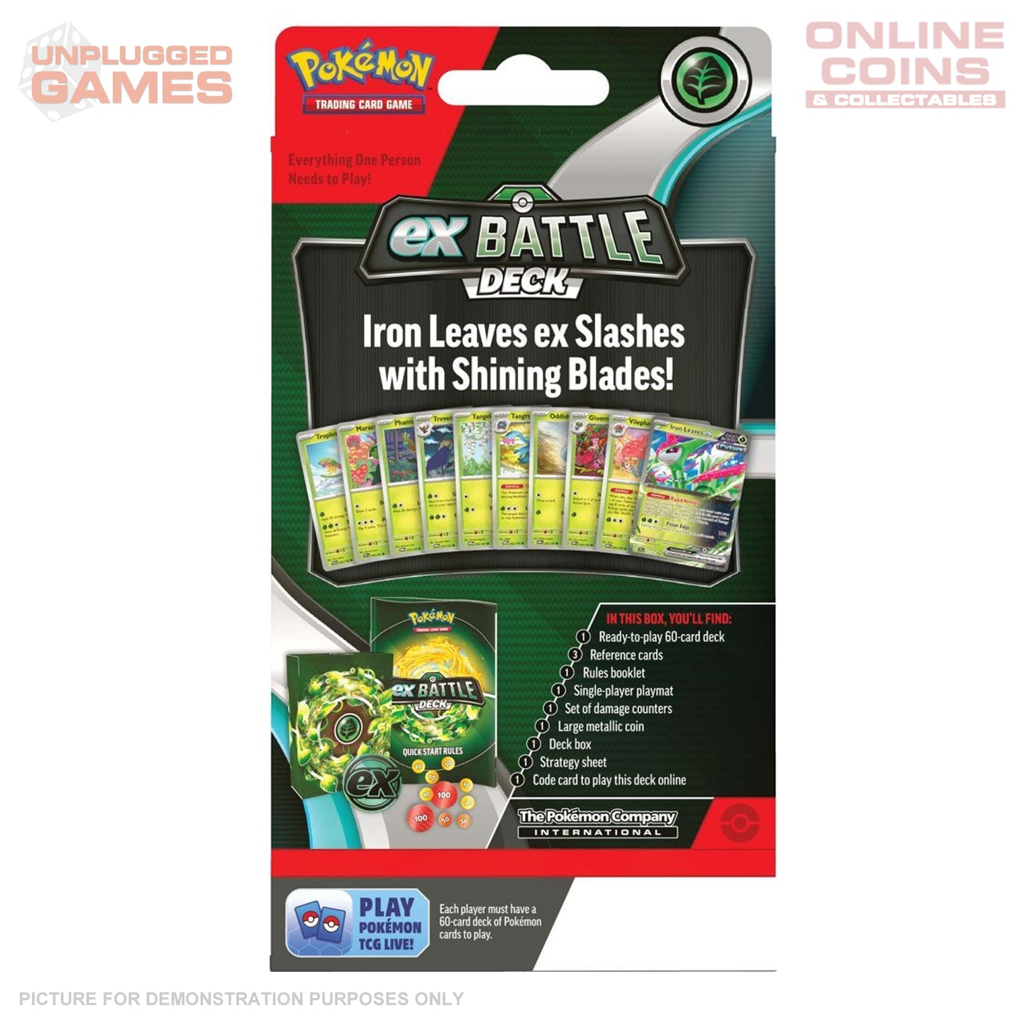 POKÉMON TCG Iron Leaves ex Battle Deck