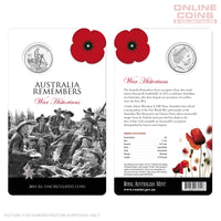 2011 Royal Australian Mint - Australia Remembers - War Historians - Uncirculated 20c Carded Coin