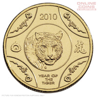 2010 Royal Australian Mint - Lunar Series - Year of the Tiger - $1 Carded coin