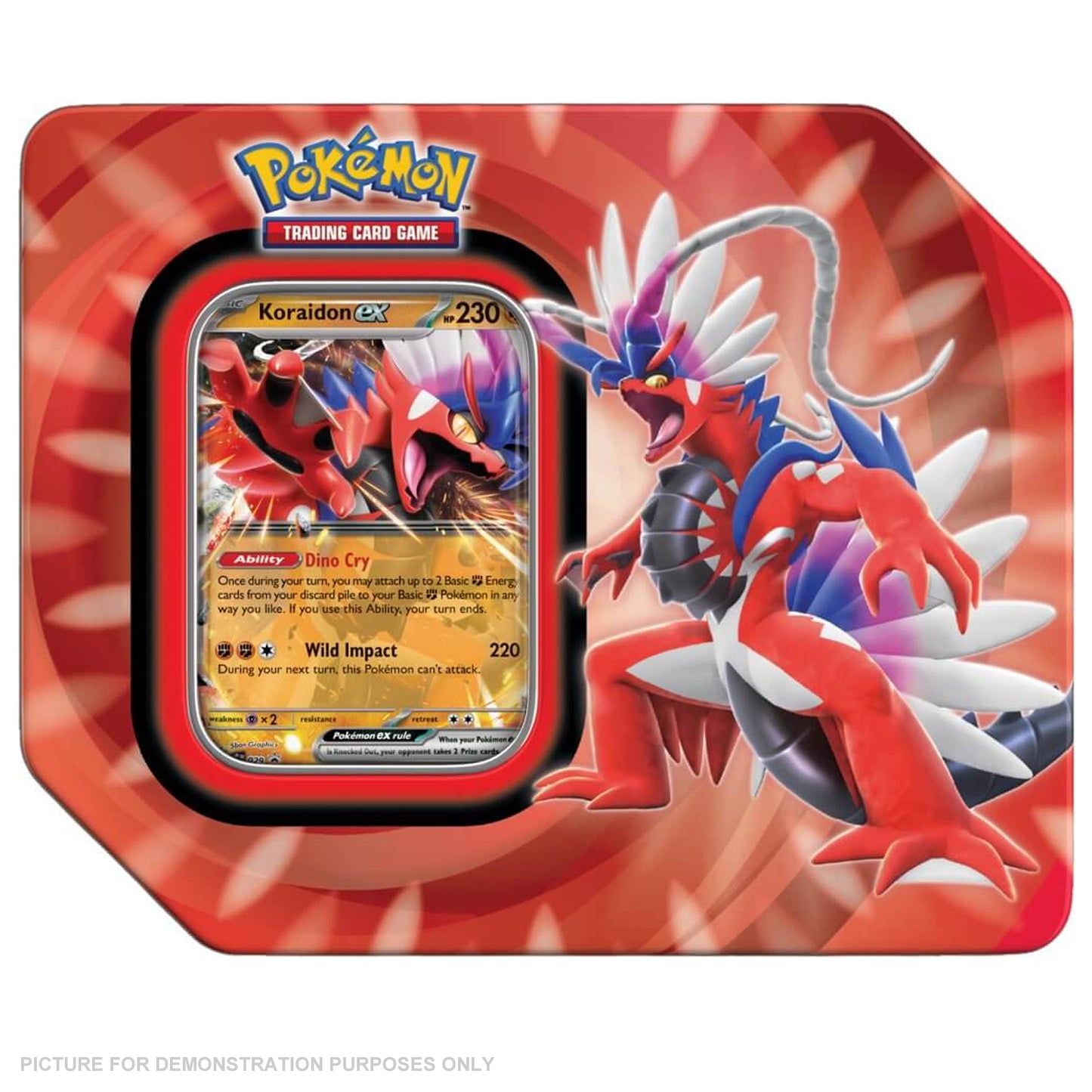 Pokemon TCG - Paldea Legends Tin - KORAIDON – Online Coins and Collectables