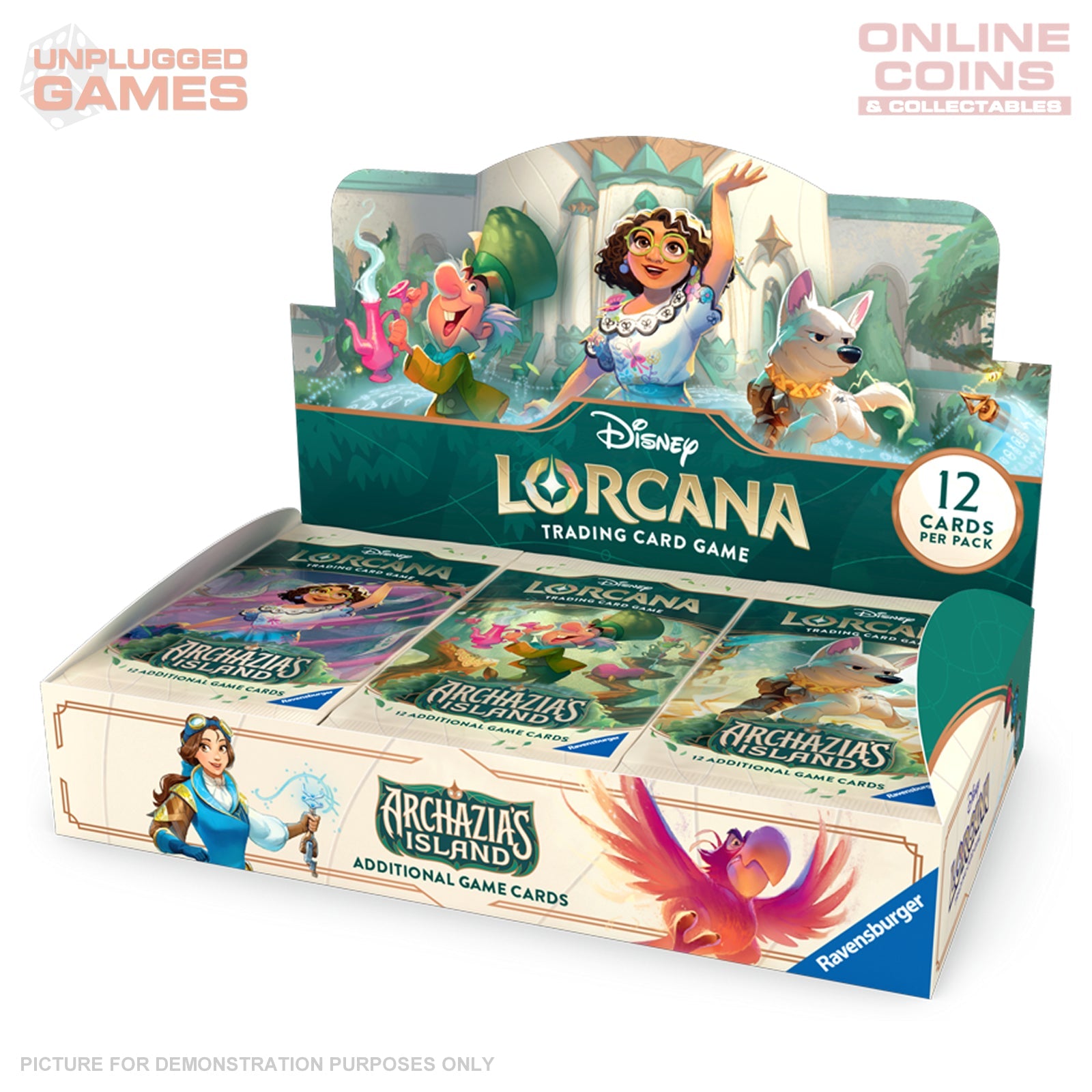 Lorcana Series 7 Archazia's Island - SEALED Booster BOX of 24 Packs