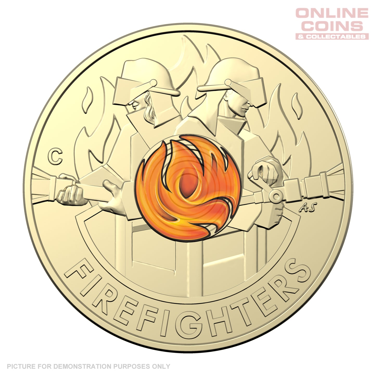 2020 RAM $2 'C' Mintmark - BRAVE - Australian Firefighters Carded Coin