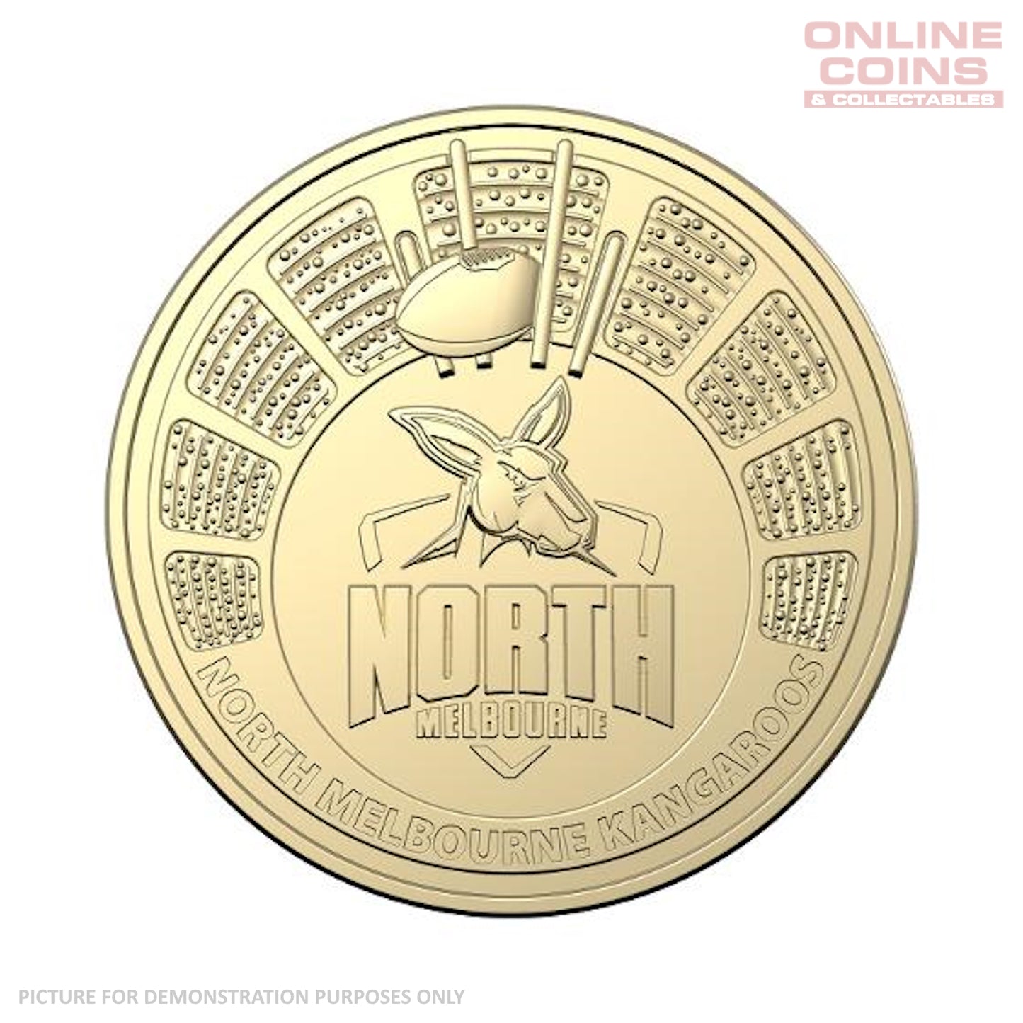 2024 AFL LOOSE $1 COIN - NORTH MELBOURNE KANGAROOS