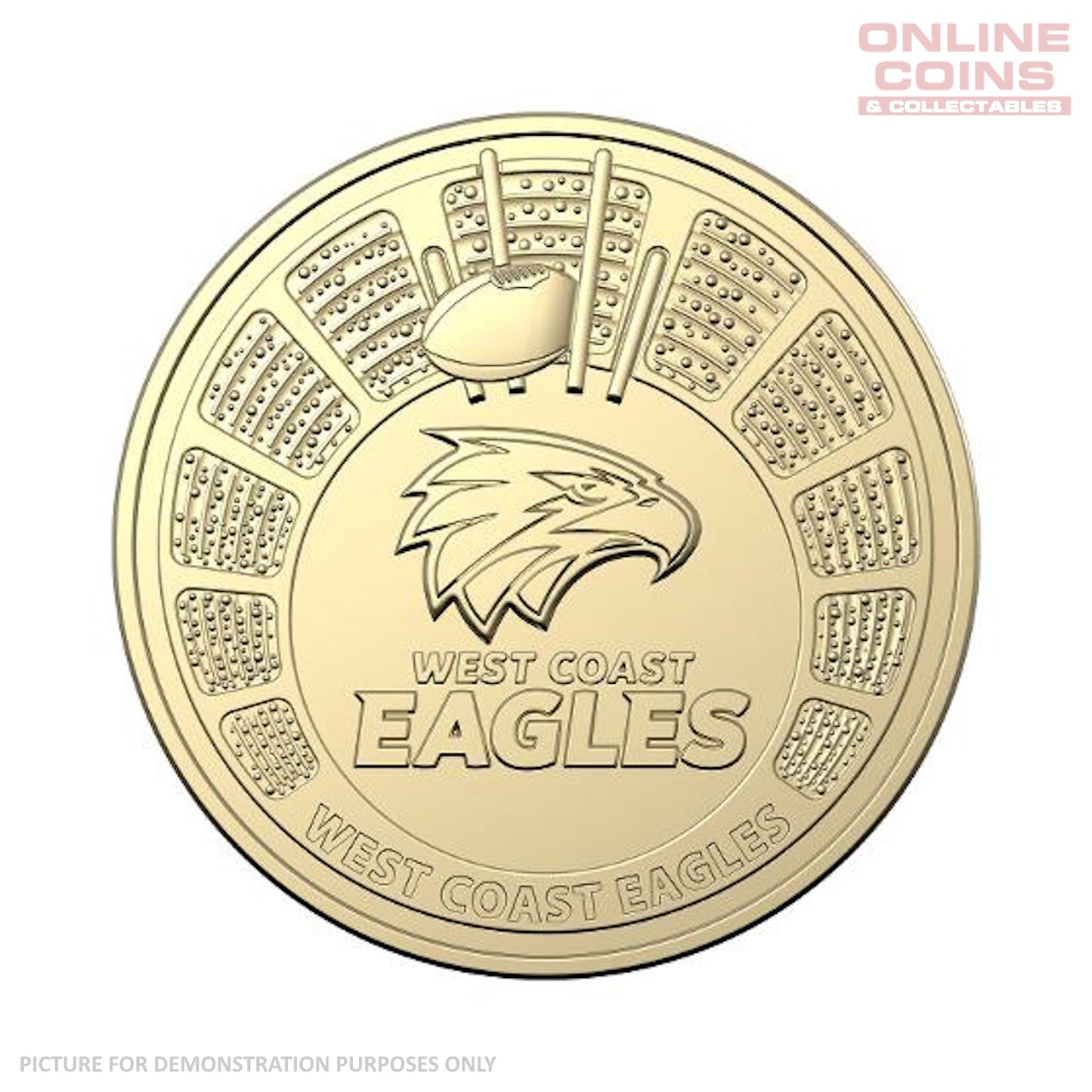 2024 AFL LOOSE $1 COIN - WEST COAST EAGLES