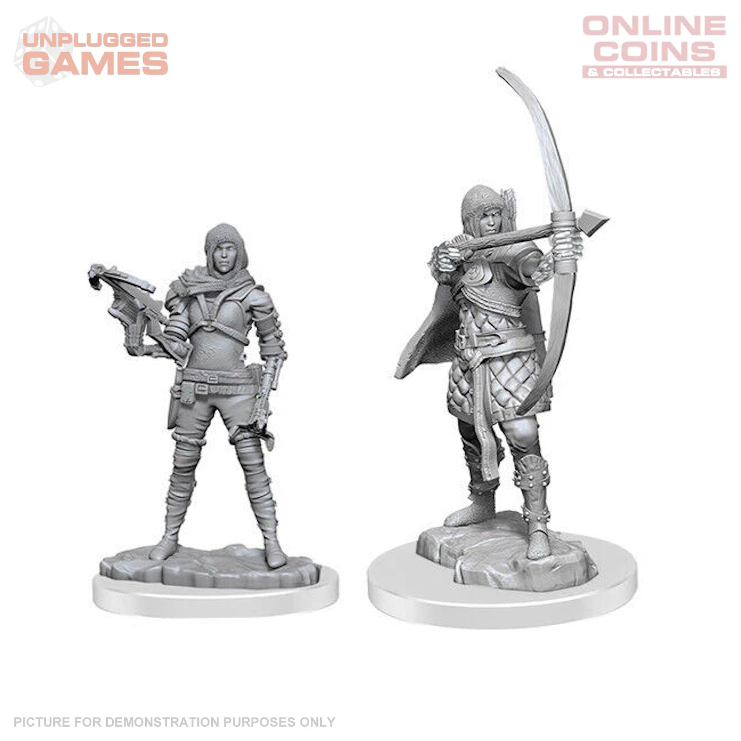 WizKids Deep Cuts Unpainted Miniatures - Human Rogue