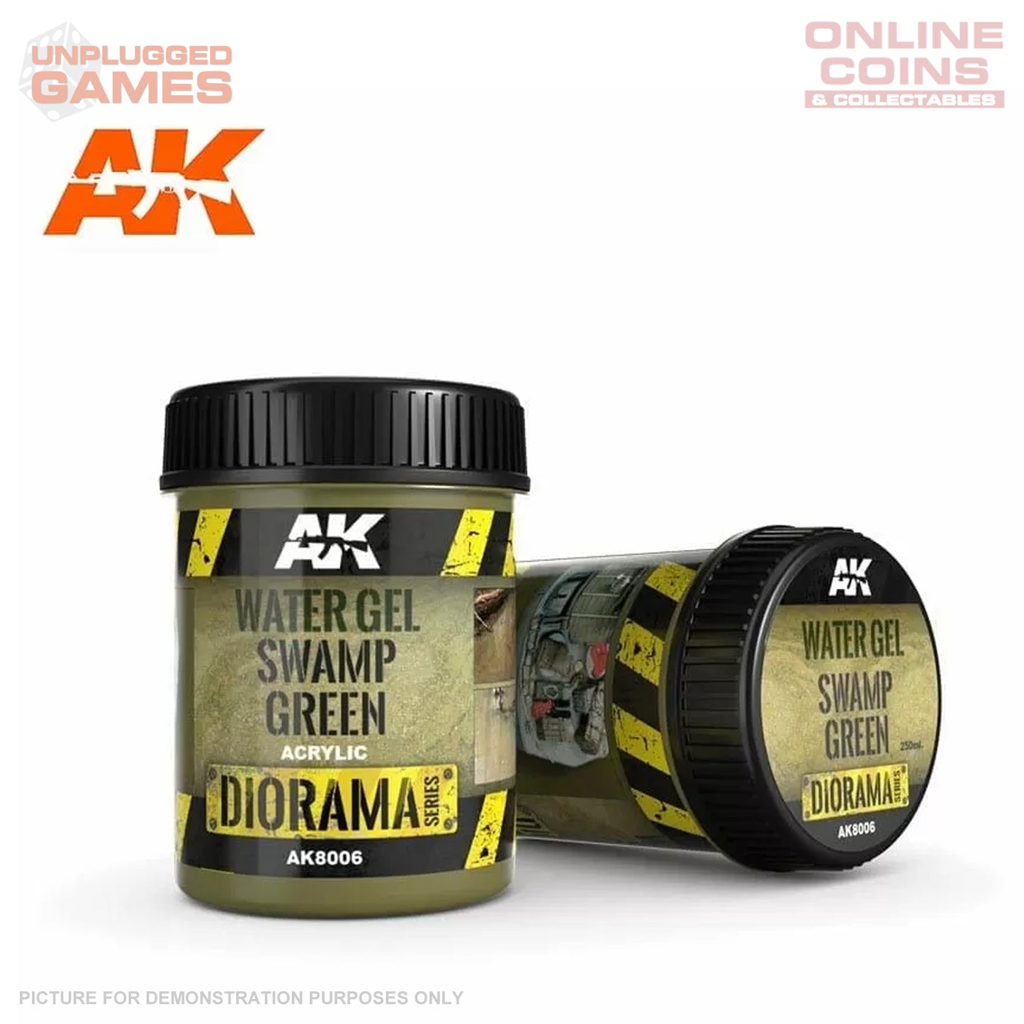 AK Interactive - Dioramas -Water Gel Swamp Green Effects 250ml