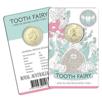 2020 $2 AlBr Uncirculated Carded Coin - Tooth Fairy