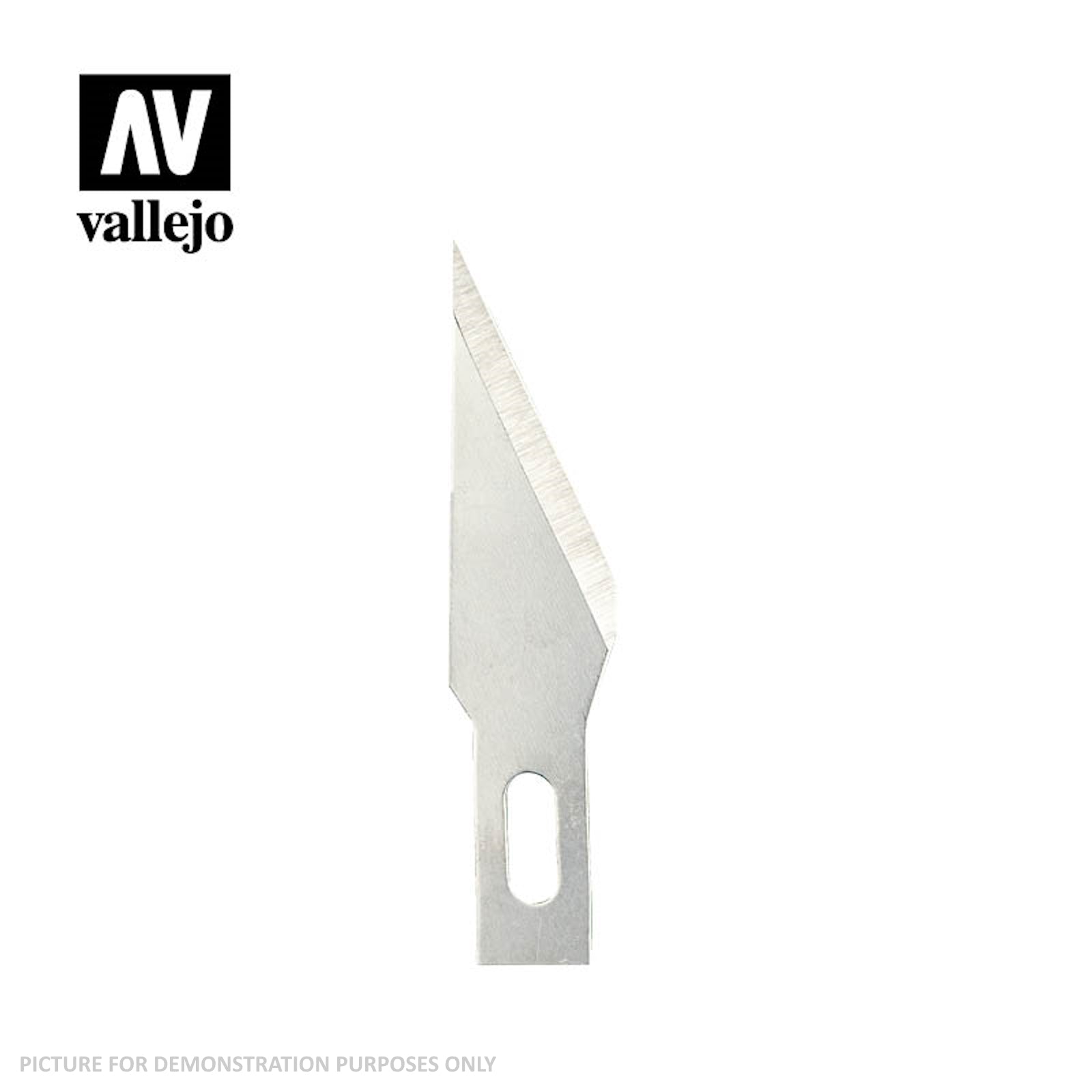 Vallejo Hobby Tools - #11 Classic Fine Point Blades Set of 5 - For No. 1 Handle