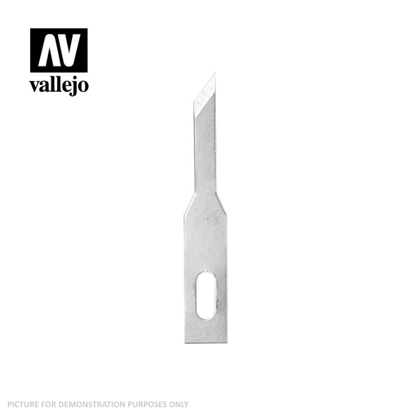 Vallejo Hobby Tools - #68 Stencil Edge Blades Set of 5 - for No. 1 Handle