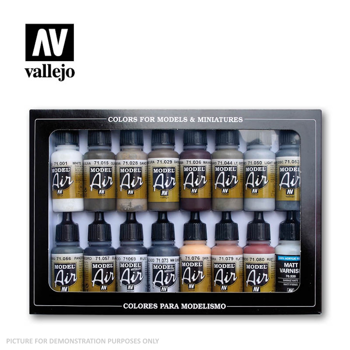 Vallejo - Model Air - Weathering 16 Colour Set