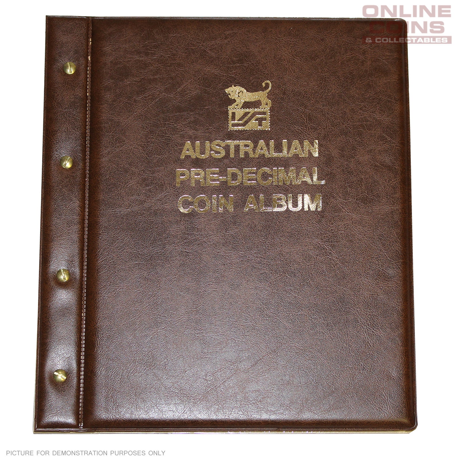 Vst Coin Album Padded Leatherette Cover Australia Pre Decimal Pages Online Coins And