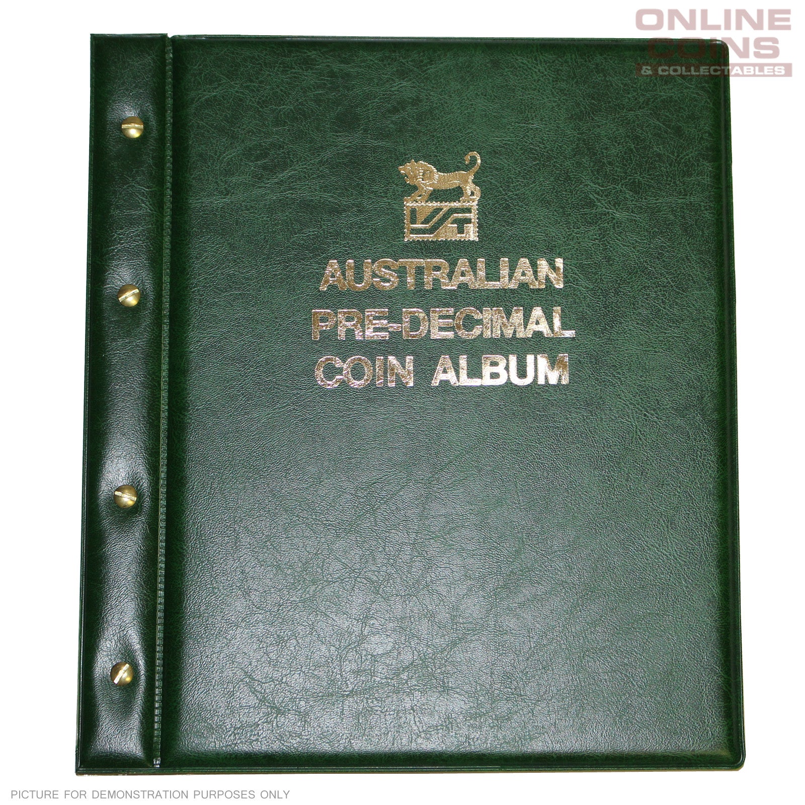 Vst Coin Album Padded Leatherette Cover Australia Pre Decimal Pages Online Coins And